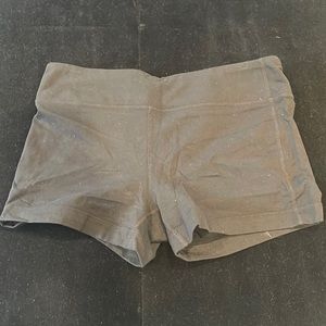 Athleta black biker shorts, size L